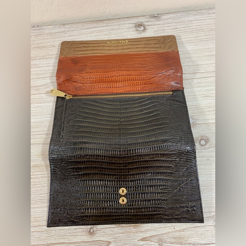 Like New Brahmin Large Soft Tri Color Tri Texture… - image 2